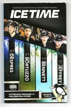 VINTAGE Mar 24 2013 Pittsburgh Penguins Philadelphia Flyers Program - £11.86 GBP