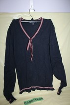 Brooks Brothers Blue V Neck Wool Blend Sweater Size Women&#39;s Small - £20.08 GBP
