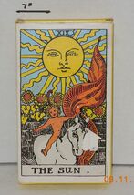 1992 tarot Oracle Tarot 78 Card Giant Rider-Waite The Sun Deck by Rare HTF - $197.95