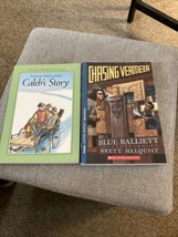 Two Scholastic Books Caleb’s Story&amp; Chasing Vermeer - £4.66 GBP