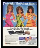 1987 The Diet Coke &amp; Sony CD Sweepstakes Circular Coupon Advertisement - $18.95