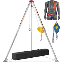 VEVOR Confined Space Tripod Kit, Confined Space Tripod 8.04' Legs &amp; 98.4... - $410.90