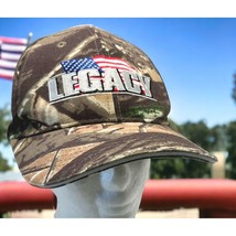 Legacy Motors Direct Hat American Flag Camo Baseball Cap Strapback LaGra... - $16.95