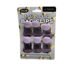 Eco Home 6 Pack Magnetic Bag Clips, Purple - £11.80 GBP