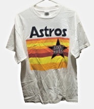 Craig Biggio #7 Houston Astros MLB 3,000 Hits 2007 HOF White T-Shirt L - £9.77 GBP