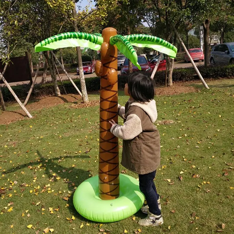 1.6M Inflatable Coconut Palm Tree Toy Water Sprinkler Inflated Children ... - $43.46+