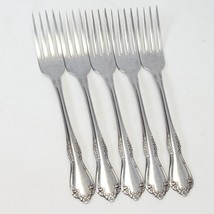 Oneida Mansfield Dinner Forks 7 1/4&quot; Lot of 5 Stainless - $29.39