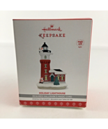 Hallmark Keepsake Christmas Ornament #6 Holiday Lighthouse 2017 Magic Li... - £77.86 GBP