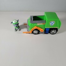 Paw Patrol Vehicle and Toy Rocky Figure Recycle Truck Green - £8.63 GBP