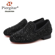 Rhinestones children loafers for party and birthday kid casual shoes parental shoe same thumb200