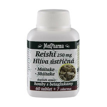 Medpharma Reishi 250 mg + oyster mushroom + maitake + shiitake 67 tablet... - $29.40