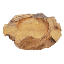 16&quot; Teak Root Carved Wood Bowl - £56.97 GBP