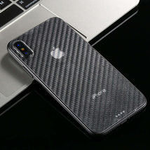 Para iPhone X 0,01mm Material de fibra de carbono adesivo de pele pelcul... - $2.43