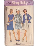 SIMPLICITY PATTERN 6214 SIZE 16 MISSES&#39; DRESS AND JACKET - £2.38 GBP