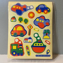 Vintage Sanrio 1988 Artbloom The Runabouts Stickers Airplane Ship Train Car - $15.99