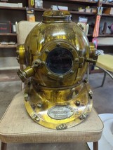 Diving Helmet. Vintage 16 Inch Us Navy Mark V Morse Divers Helmet - $200.07