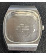 Seiko 7810-5069 Mens Watch Case, Crown, Crystal &amp; Case Back - White Silv... - $47.05 CAD