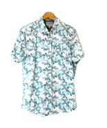 Heritage Report Collection Mens size Large S/S Button Front Shirt White ... - $25.19