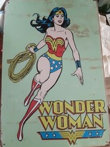 Wonder Woman  Tin Sign “ 12&quot; x 8&quot; new - £6.22 GBP