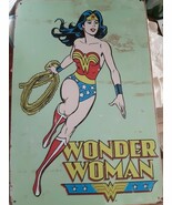 Wonder Woman  Tin Sign “ 12&quot; x 8&quot; new - $150.79 MXN