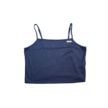 Gilly Hicks Shirt Womens Large Blue Lightweight Casual Spaghetti Strap Crop Top - £13.95 GBP