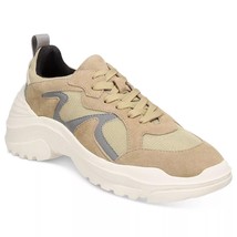 INC INTL Concepts Men Byron Chunky Dad Sneakers Size US 8.5M Beige Khaki - £33.14 GBP