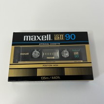 Vintage Maxell UD XL II 90 Blank Cassette Tape High Bias Sealed Epitaxial - £26.24 GBP