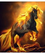 Haunted Amulet Fire Unicorn Magic Nature Heat Healing Power Protection E... - $147.00