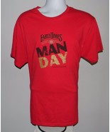 Early Times Kentucky Whisky Man Day T Shirt Red Mens XL Manifesto - £16.82 GBP