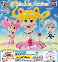 Sail Sailor Moon Film Eternal Twinkle Statue Alle 3 Typen Set Kapsel BANDAI - £51.80 GBP