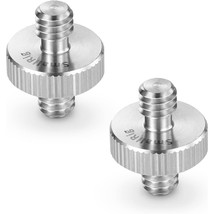 SMALLRIG 1/4&quot; to 1/4&quot; Male Threaded Screw Adapter Double Head Stud for C... - £11.78 GBP