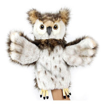 Hansa Realistic Hand Puppet - Owl 34cm - £38.83 GBP