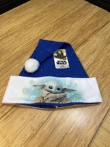 Disney Star Wars The Mandalorian Grogu Baby Yoda Christmas Santa Hat KG JD - £7.78 GBP