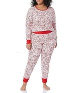 Amazon Essentials Women’s Christmas Soft Knit Long Pajama Set Size 4XL 2... - £18.16 GBP