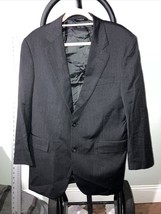 Jos A Bank Black Wool Blazer 40R, Suit Jacket, Men&#39;s Business Office Attire - £10.12 GBP