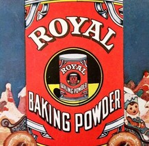 1923 Royal Baking Powder Dessert Cart Advertisement Bright Red Color DWPP6 - $29.99