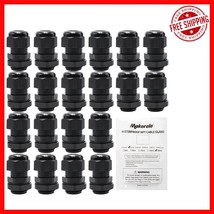 Rated 1/2 NPT Nylon Cable Strain Relief Glands - Waterproof Functionality - $458.70 MXN