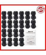Rated 1/2 NPT Nylon Cable Strain Relief Glands - Waterproof Functionality - $458.70 MXN