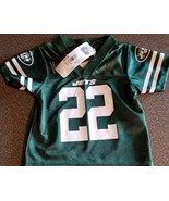 NFL TEAM, NEW YORK JETS,  FORTE #22, KIDS SIZE 12 MONTHS, POLYESTER JERS... - $42.10 CAD