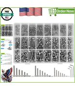 Complete M2 M3 M4 Stainless Steel Screws and Nuts - Organized 1080pcs Kit - $867.58 MXN