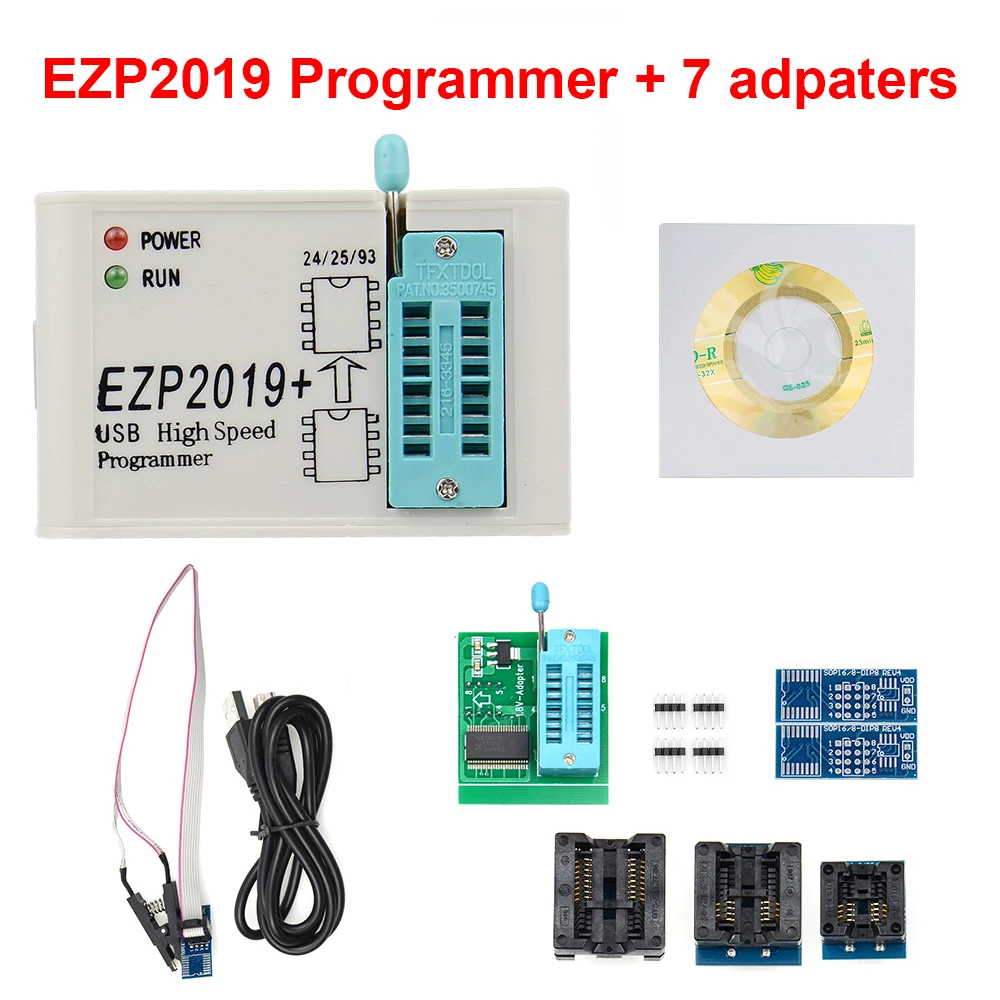 ezp 2019 support WIN7&amp;8 64bit EZP2019 high-speed USB SPI Progmer 24 25 93 EEPROM - $82.09