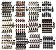 The Napoleonic Wars Custom Different Countries Army Soliders Minifigures Set B - £20.11 GBP+