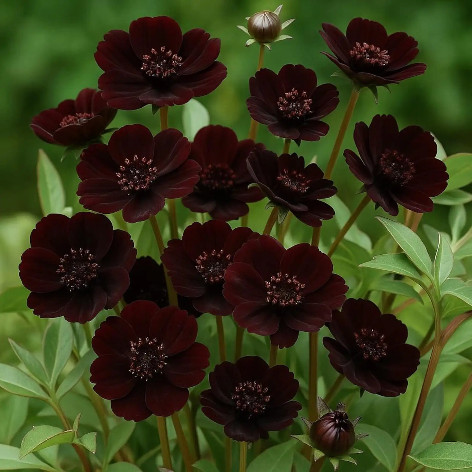 200 Chocolate Cosmos Seeds, Pollinator-Friendly Garden, Annual Perennial... - $12.99