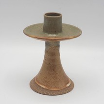 Handmade Stoneware Candle Holder Candlestick Pottery - £52.62 GBP