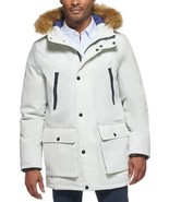 Club Room Men's Parka with a Faux Fur-Hood Jacket in White-Small - $1,291.01 MXN Club Room Men's Parka with a Faux Fur-Hood Jacket in White-Small - $1,291.01 MXN