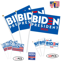 Joe Biden President for 2020 Hand Flag 8 X 5&quot; Democratic Election Campaign Logo - £3.10 GBP+