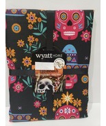 Wyatt Home Halloween Sugar Skull Day of the Dead Fabric ClotTablecloth 5... - £21.89 GBP