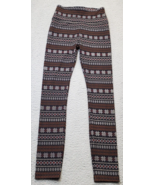 Lou &amp; Grey Leggings Womens Sz XS Multi Fair Isle Skinny Leg High Waisted... - £13.82 GBP