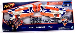 Hasbro Nerf N-Strike Elite BattleCamo Series Splitstrike 2 Ct Blasters &amp; 8 Darts - £37.16 GBP