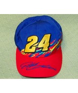 NASCAR JEFF GORDON BASEBALL CAP #24 DU PONT  MOTORSPORTS ADJUSTABLE HAT CHASE - £8.60 GBP